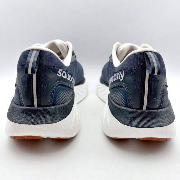 Saucony Mens Triumph 22 Running Sneakers US 10 M EU 44 Blue White Athletic NIB - Picture 9 of 12